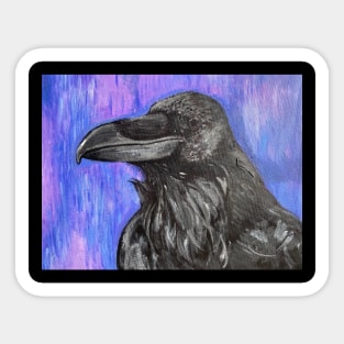 Crow painting Sticker